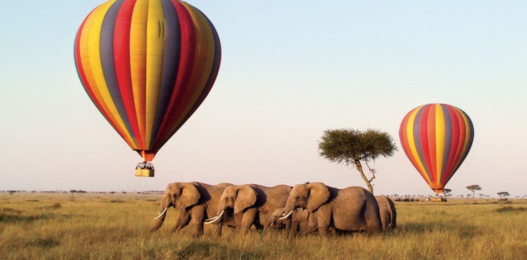 Hot Air Balloon safaris in Masai Mara Kenya with Elara Luxury safaris
